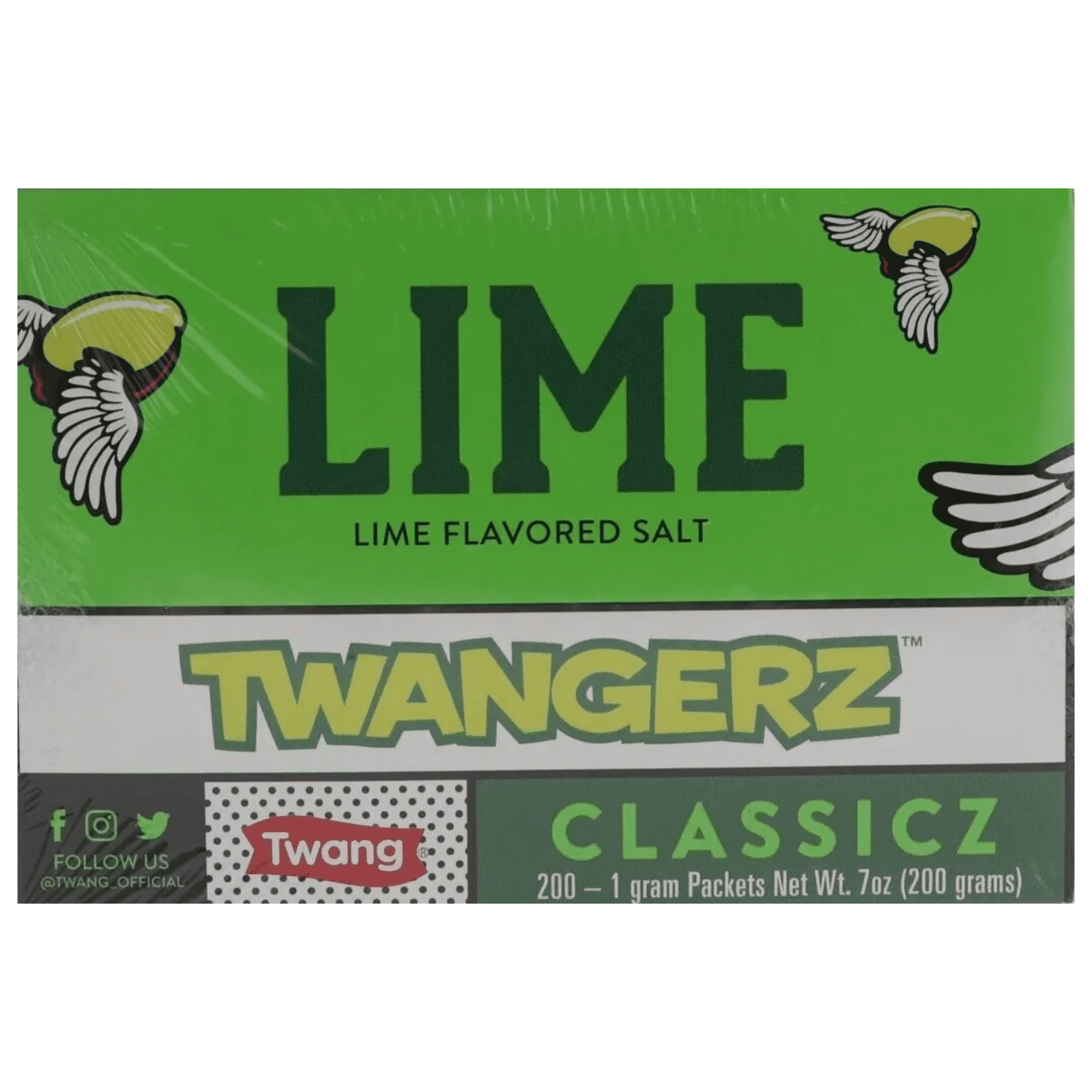 Twang Twangerz LIME SALT PACKETS 200 Count (BEER SALT) BURST OF FLAVOR