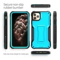 thumbnail image 2 of ExoGuard For iPhone 11 Pro Max Case, Phone Case with Screen Protector and Kickstand (Blue), 2 of 7