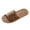 Yellow, variant on Women Slippers Spring And Summer Slippers Female Rattan Grass Woven Household Indoor Couples Soft Sole Silent Floor Linen Slippers ,Us Size:7.5