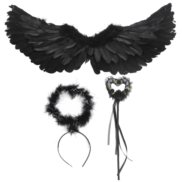 Devil 3 Pack Devil Angel Wing Set Handcrafted Lightweight Adult Angel Wing Set for Role Play