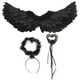 thumbnail image 5 of Juego de Accesorios de Alas de ángel Disfraz de  Juego de Alas de ángel para Adultos para Juego de Rol de Halloween ANGGREK  Otros, 5 of 8