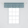 thumbnail image 2 of Ambesonne Boho Window Valance, Arrow Pattern with Grunge Worn out Effect Retro Inspirations Culture, Curtain Valance for Kitchen Bedroom Decor with Rod Pocket, 54" X 12", Multicolor, 2 of 3