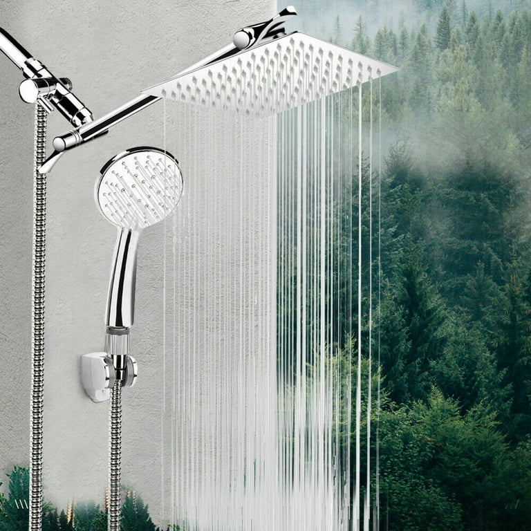 Rainfall Shower Head with Straight Arm – Rustic Sinks