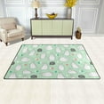 thumbnail image 3 of Dreamtimes Lightweight Soft Area Rugs 60 x 39 inch (5'x 3'3"), Cute Rabbits and Eggs for Easter Floor Mat for Kids Playing Room Hardwood Floor Living Room Nursery Rugs, 3 of 6