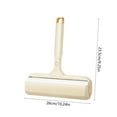 thumbnail image 3 of Extra Large Tearable Lint Roller - Pet Hair Remover for Clothes, Furniture and Fabrics, Easy-To-Peel Sheets to Eliminate Pet Fur and Lint Quickly, 10.24*9.25in, C, 3 of 6