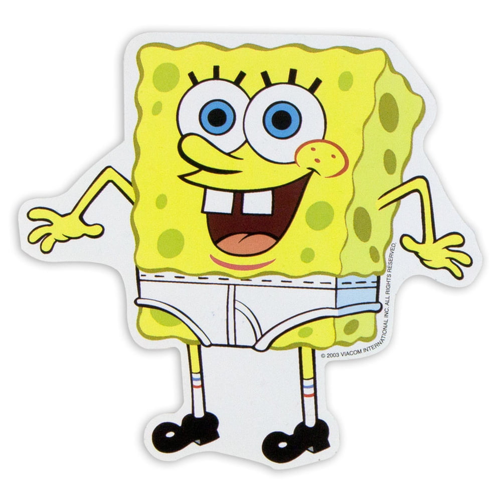  Spongebob  Squarepants Underwear  Sticker Walmart com 