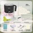 thumbnail image 2 of Kit para hacer velas SAEUYVB, cera de soja, 2,5 kg, fundidor, 1,8 L, 100 mechas, 2 of 7