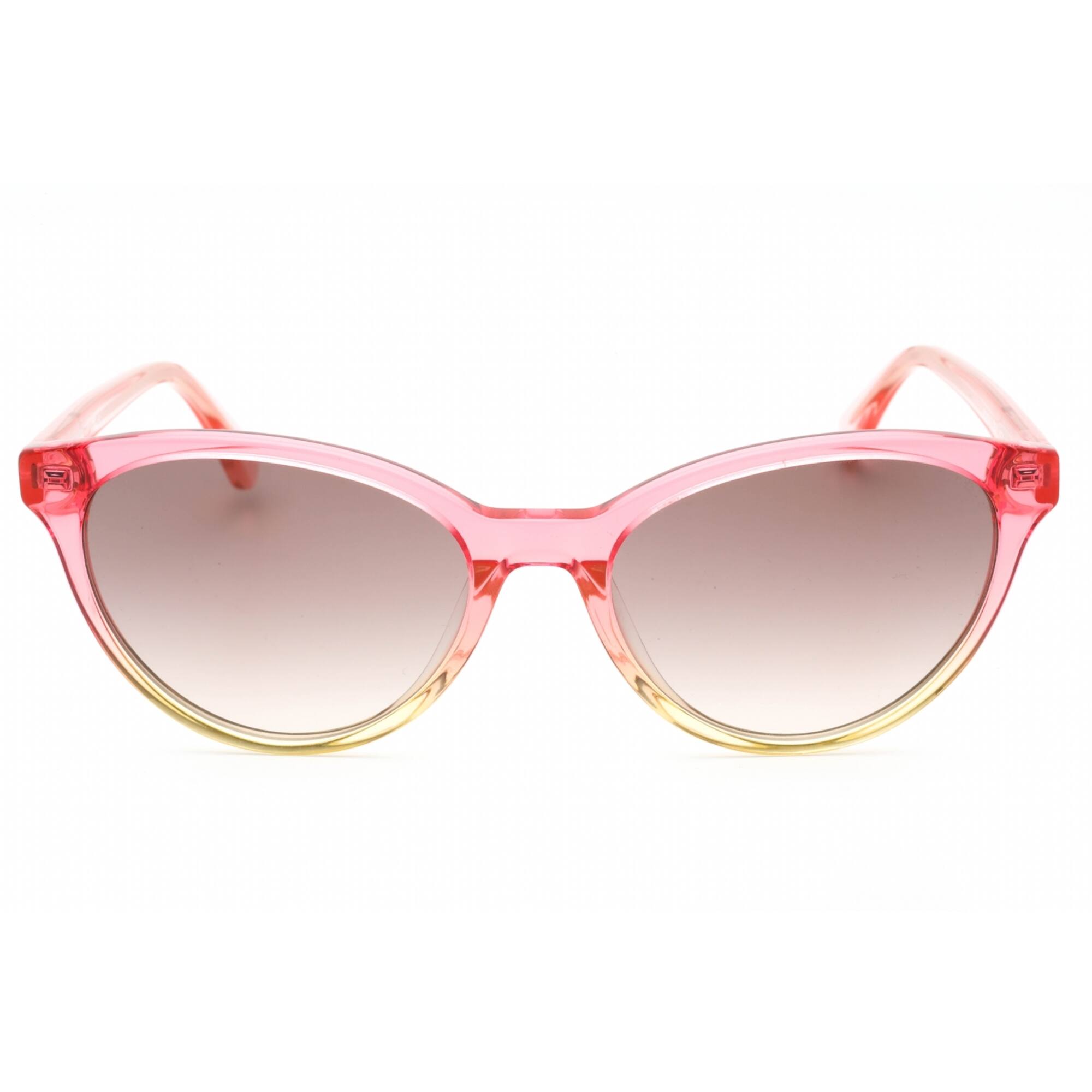 Kate Spade ADELINE/G/S 0GVZHA 55mm Cat Eye Sunglasses Women's Shiny Pink to Yellow Gradient