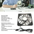 thumbnail image 3 of Ventilador pwm Argb, Ventilador de Refrigeració de Sincronización de Placa Pwm Argb de 140 mm PC para PC, Ventilador de Caja de CompuTADORA CON RODAMENTO DE PRESIÓN, 3 of 7
