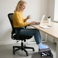 thumbnail image 6 of Foot Rest for Under Desk at Work,Height Adjustable Infinite Angle Under Desk Footrest,Ergonomic Foot Stools for Under Office Desk, Height Up to 10.6", Large 15.75" x 12.4" Panel, 6 of 16