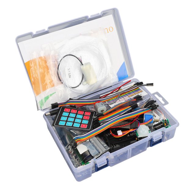 M Buder Kit de Tarjeta de Desarrollo Inteligente para R3 con Múltiples Sensores y Módulos Programables, IoT Learning Kit Ideal para Proyectos de Robótica, Electrónica y Coches Inteligentes (24 cm)