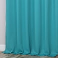 thumbnail image 5 of Superior Blackout Solid Light Filtering Grommet Curtain Panel Set, 46" x 84", Aqua, 5 of 14