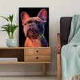 thumbnail image 5 of French Bulldog Portrait Canvas Wall Art, Pet Lover Print for Living Room Bedroom Office Bar Cafe Home Wall Decor, 5 of 8