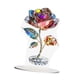 thumbnail image 4 of Decoración de rosa acrílica 2D, con base decorativa, adorno de escritorio para decoración del hogar, patrón de flores para dormitorio, 4 of 9