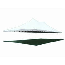 TentandTable Sectional Wedding Canopy Premium Pole Tent Top ONLY, White, 30 ft x 60 ft