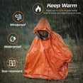 thumbnail image 4 of 4 Pack Weatherproof Emergency Rain Ponchos for Outdoor Camping, 4 of 18