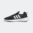 thumbnail image 2 of Ad-id-as Swift Run 22 Black White Gray Shoes Sneakers Mesh GZ3496 Men's Size 10, 2 of 6
