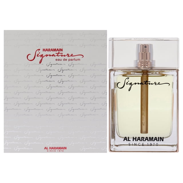 Signature Rose Gold de Al Haramain para mujeres - EDP en aerosol de 3,4 oz