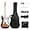 Sunset, variant on GLARRY Electric Guitar, 39" Full Size Electric Guitar Kit with HSS Pickup Coil Split for Beginner, 20W Amp and Accessories Pack Guitar Bag (Black)