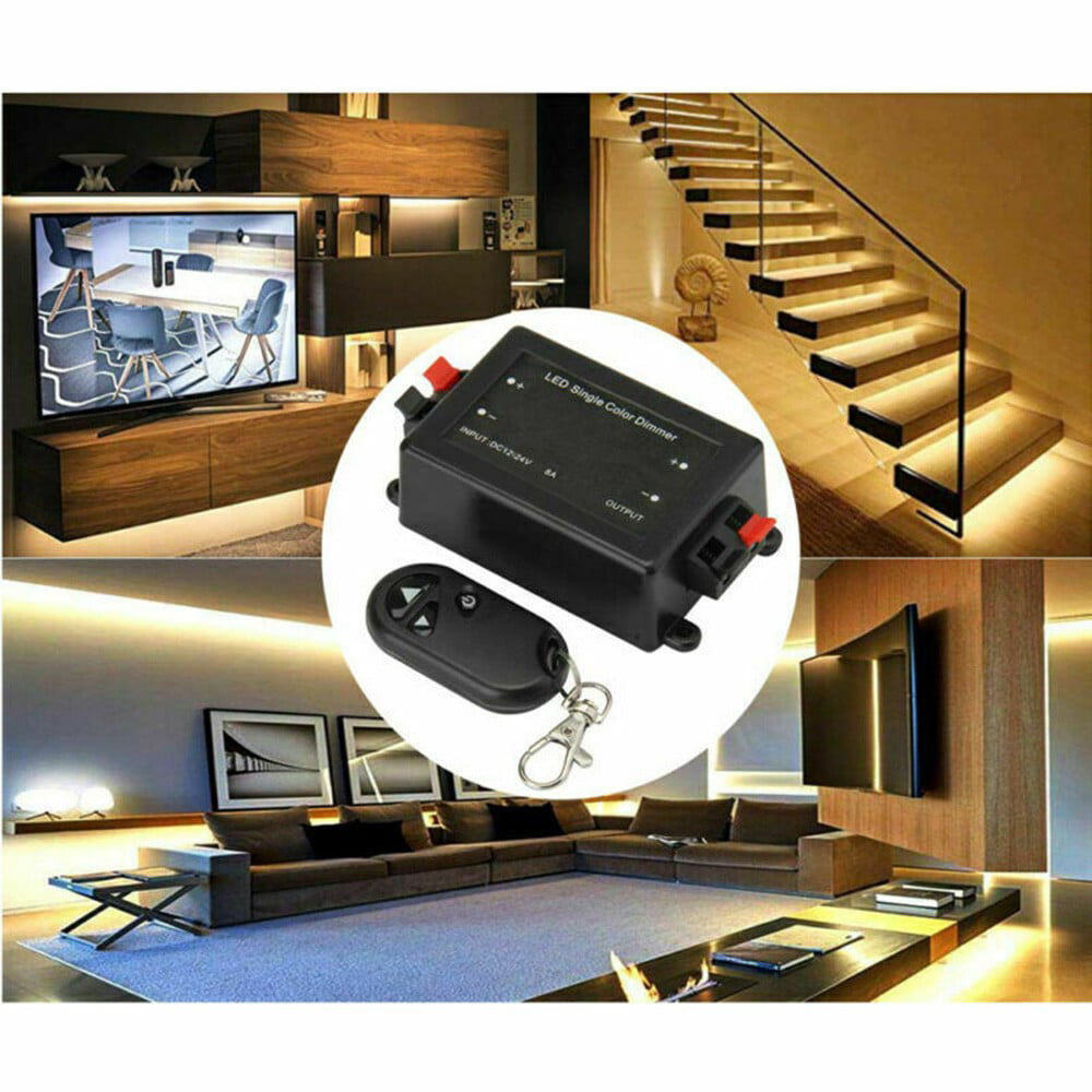 New 12V 8A Remote Control Wireless ON OFF Switch Set  LED Controller 