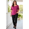 thumbnail image 2 of Woman Within Plus Size Tall Stretch Denim 5-Pocket Straight-Leg Jeans, 2 of 6