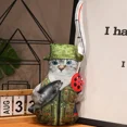 thumbnail image 1 of 3D Cat Plush Toy Stuffed Animal Transformable Doctor Gentleman Cowboy Multiple Styles, 1 of 7