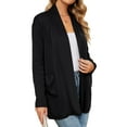 thumbnail image 4 of Shine Up Cardigan for Women Long Sleeve Lightweight Tops Casual Open Front Cardigans with Pockets, 4 of 8