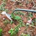 thumbnail image 3 of Stainless Steel V-Shape Weeder Tool - 10.6 Inch Stainless Steel Handle Weed Puller, Weeding Artifact Uprooting Weeding Tool for Garden Yard Farm Weed Removal, 3 of 6