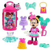 Minnie Mouse Fabulous Fashion 14-piece Sweet Party Doll and Accessories, Officially Licensed Kids Toys for Ages 3 Up, Gifts and Presents