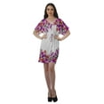 thumbnail image 2 of Moomaya Robes Modestes Femmes Robe Imprimée Shorts Femmes Col en V Tenue Décontractée, 2 of 6