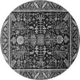 thumbnail image 1 of Ahgly Company Indoor Round Oriental Gray Industrial Area Rugs, 3' Round, 1 of 4