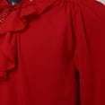 thumbnail image 5 of Mens Puffy Sleeve Medieval Shirt Loose Top Pirate Costume Halloween Cosplay Halloween Costumes for Adults, Size L, 5 of 7