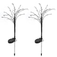 thumbnail image 4 of Lámpara decorativa, 2 piezas Luz solar LED Luz de césped Luz de jardín Los mejores materiales, 4 of 14