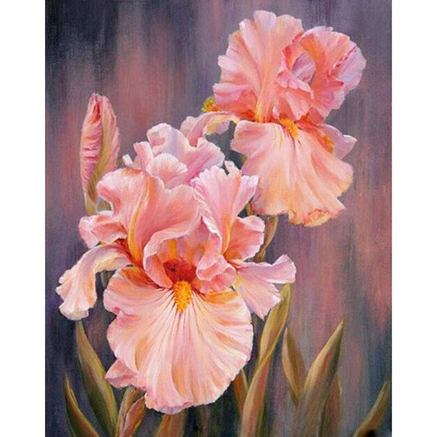 Taladro Diamante Pintura (DE0966) 5D DIY Flor completa Bordado Mosaico Kit (W0110) 20X30cm FLhrweasw Nuevo