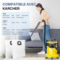 thumbnail image 2 of Pack of 12 KFI 487 Filter Bags for Karcher WD4, WD5, WD6 Vacuum Cleaners, 2 of 5