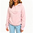 thumbnail image 3 of Afdoent Hoodies for Girls Cat Pouch Hoodie with Pockets Pet Carrier Pullover Animal Holder Long Sleeve Tops Fall Winter 13-14 Years, 3 of 6