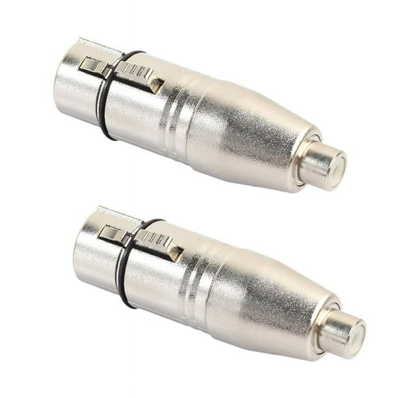 2Pcs XLR to Adapter, Female to XLR Female Adapter Plug