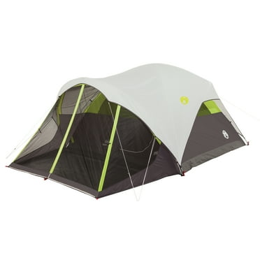 Coleman® 6-Person Steel Creek™ Fast Pitch™ Dome Camping Tent with Screen Room, Green