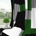 thumbnail image 6 of Black Grey Green Blackout Curtains for Living Room,Abstract Geometric Thermal Insulated Curtains,52x96 Inch,Set of 2, 6 of 7