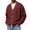 Wine, variant on Kukoosong Men's V Neck Knit Cardigan, Fall Casual Loose Fit Outerwear, Long Sleeve Button Front Pocket Coat for Daily Commute