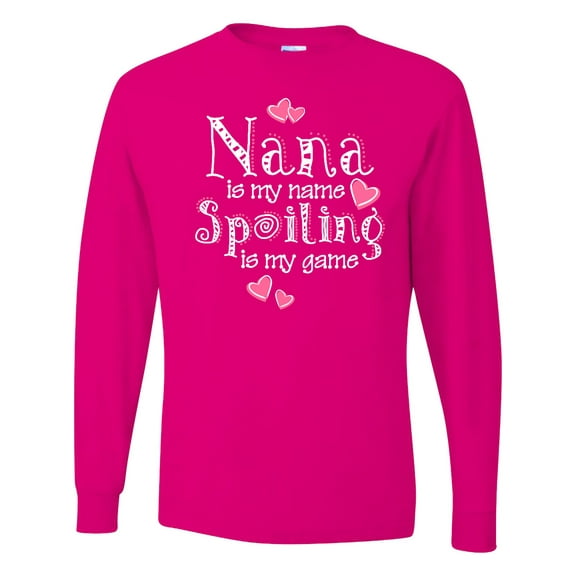 Inktastic Spoiling Nana Long Sleeve T-Shirt