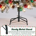 thumbnail image 3 of ASTRAEA 7.5ft Pre-Lit Snow Flocked Spruce Artificial Holiday Christmas Tree for Home Party Decoration, 1088 Branch Tips with Christmas Tree Stand & Metal Hinges & Storage Bag, Easy to Assemble, 3 of 11