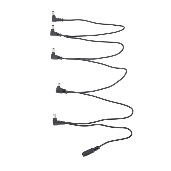 Cable En Cadena Tipo Margarita De 5 Vías, Divisor De 1 A 5 Vías Cable De Alimentación En Cadena Tipo Margarita Aislamiento De Ruido De Alta Conductividad Para Pedal De Efectos