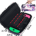 thumbnail image 3 of Herdesigns Purple Unicorn Carrying Case for Nintendo Switch 2 with 20 Game Card Slots, Portable Travel Carry Case for Accessories and Console, 3 of 8