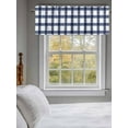 thumbnail image 3 of Valances for Windows Farmhouse Style Rod Pocket Cafe Window Treatments Valance Curtains for Kitchen Bathroom Laundry Basement Windows 42"x18", 3 of 9