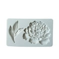 thumbnail image 2 of Three-dimensional Peony Flower And Leaf Baking Fondant DIY Cake, 2 of 8