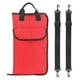 thumbnail image 2 of Bolsa para baquetas, bolsa gruesa de gran capacidad para baquetas, bolsa portátil colgante para baquetas, cepillos, mazos de hasta 12 pares , Rojo 24 palos Rojo 24 palos Baoblaze Bolsa de mazo de tambor, 2 of 8