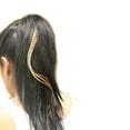 thumbnail image 4 of Sexy Sparkles Real Rooster Feather Hair Extensions, 100% Real Rooster Feathers, Long Blue mix Colors, 20 Feathers with Beads and Loop Tool Kit, 4 of 4