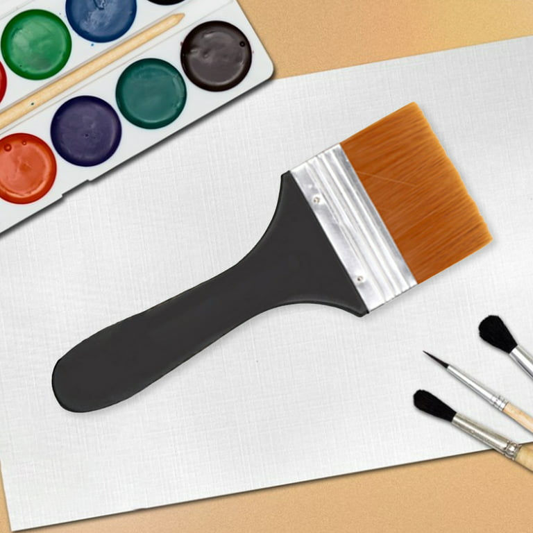 Royal & Langnickel - 5pc Soft Grip Long Handle Artist Paint Brush Set - Fan  Variety
