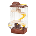 thumbnail image 1 of Jaula  Bloosom Equipada Casa P Hamster Raton Bebedero Rueda Comedero Cafe, 1 of 3